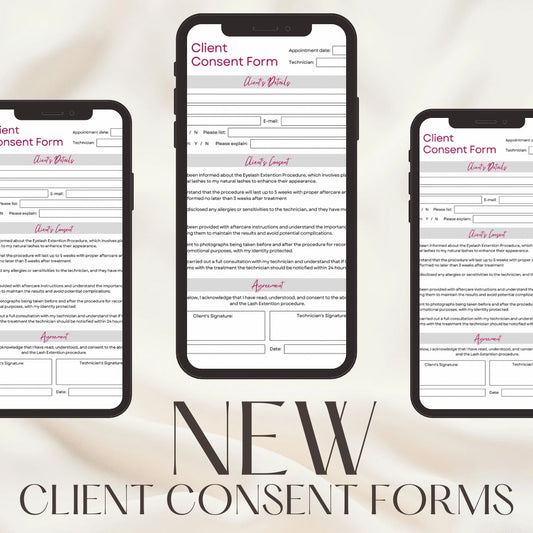 Client Consent Forms - Printable PDF